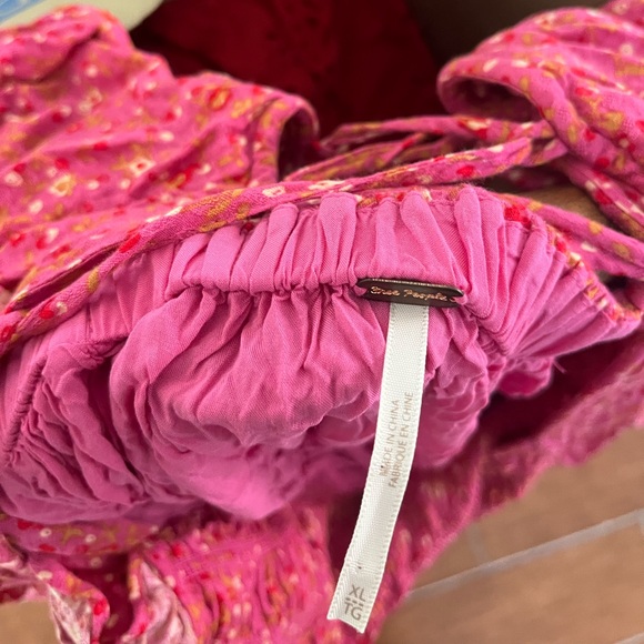 NWT Free People Florence Mini Dress in Femme Combo Pink XL - Picture 4 of 8